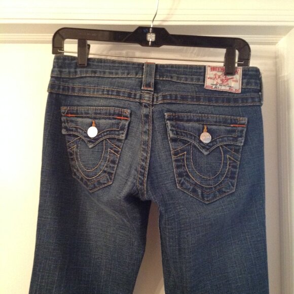 True Religion Flare Bootcut Denim Jeans 26 USA - Picture 5 of 10